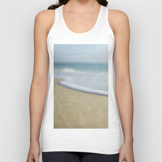 Sea Foam Beach Unisex Tank Top