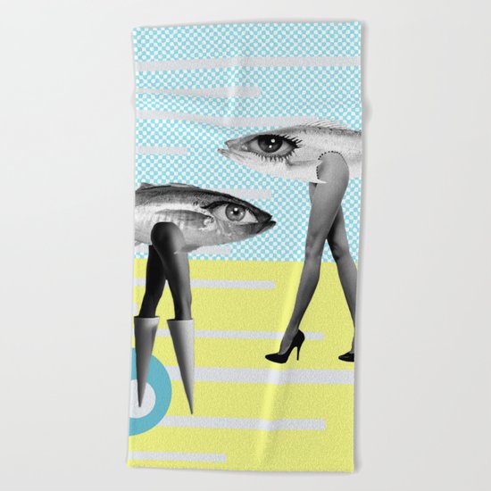 at beach Beach Towel