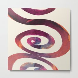 Espiral Metal Print | Watercolor, Espiral, Eye, Celtic, Graphicdesign, Cosmic, Loop, Spiral, Purple, Morado 