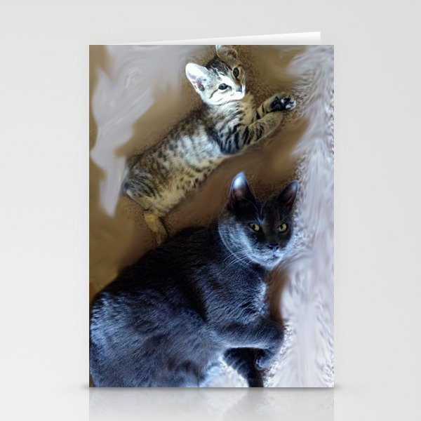 Kitty see kitty do... Stationery Cards