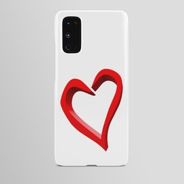 3D Heart Android Case