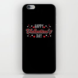 Greetings Sayings Hearts Day Happy Valentines Day iPhone Skin