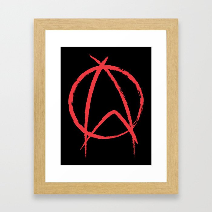 Federation Anarchy Framed Art Print