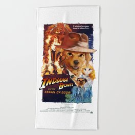 Adventure Dog and the Kennel of Doom Beach Towel