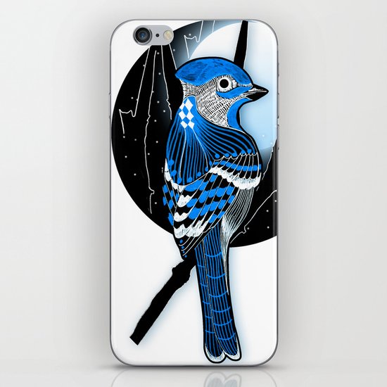 Blue Bird iPhone & iPod Skin