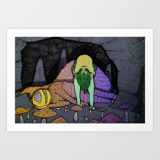 Cavefolk Art Print