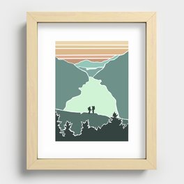 High Peaks Vantage Point Recessed Framed Print