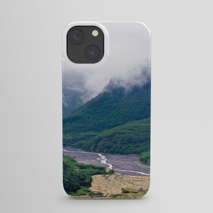 Mount St. Helen's River iPhone Case