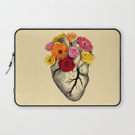 Flower Heart Laptop Sleeve