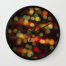 December lights  Wall Clock
