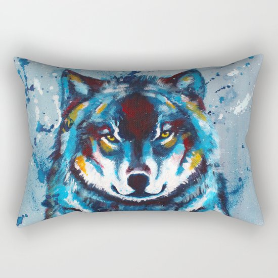 Wise and Wild Rectangular Pillow