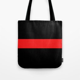Firefighter: The Thin Red Line Tote Bag