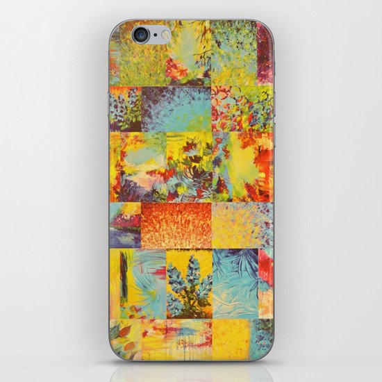 COLORFUL INDECISION 2 - Vibrant Wow Beautiful Abstract Acrylic Painting Collection Nature Rainbow iPhone & iPod Skin