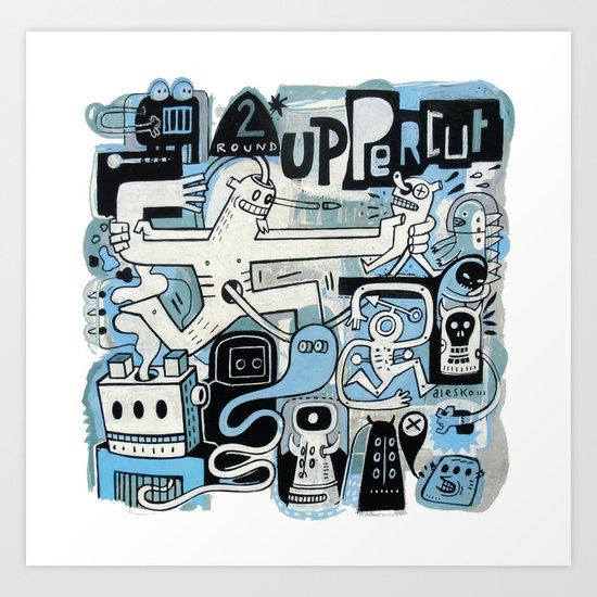 Uppercut Art Print