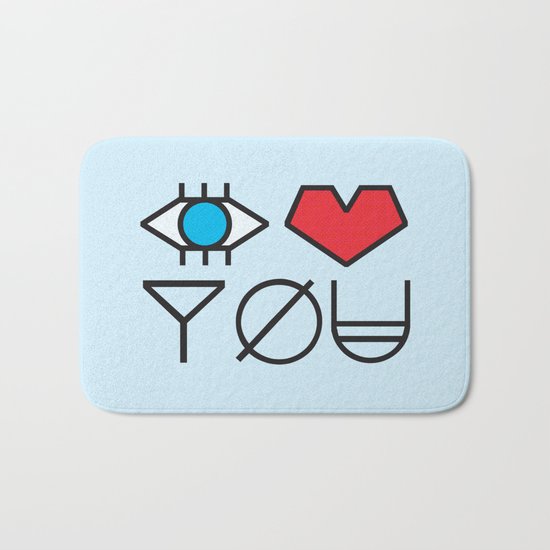EYE HEART YOU Bath Mat