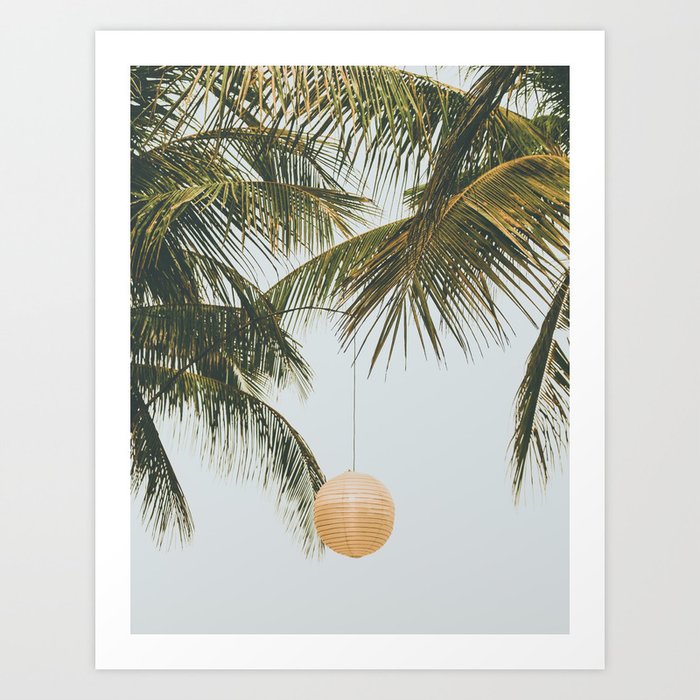 Palm Light Art Print