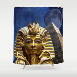 King Tut and Pyramid Shower Curtain