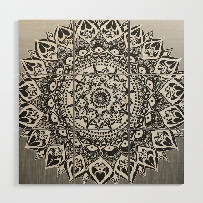 Mandala Lace Wood Wall Art