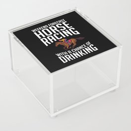 Horse Racing Race Track Number Derby Acrylic Box