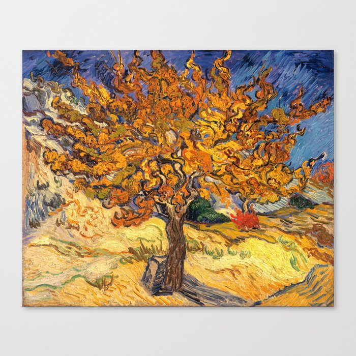 The Mulberry Tree by Vincent van Gogh Canvas Print