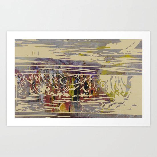 Crackle Art Print