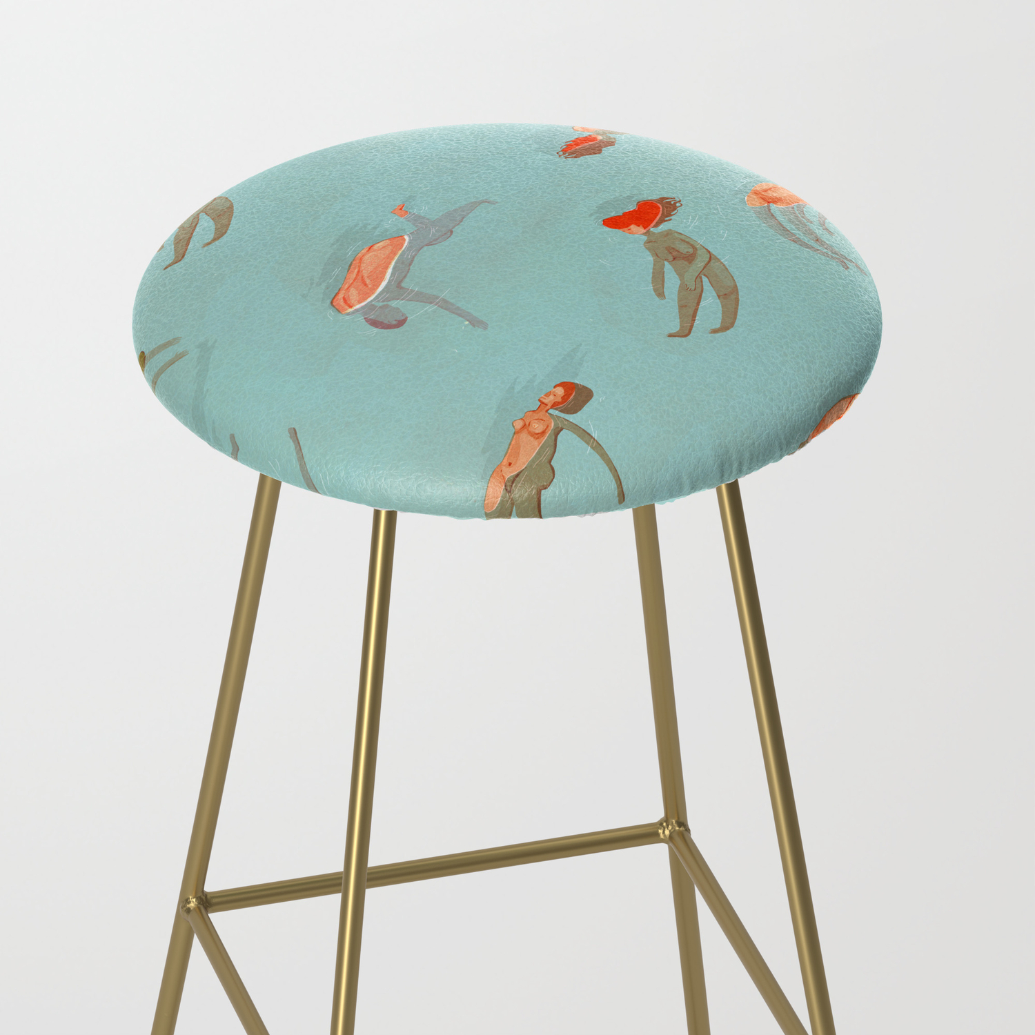 Floating Bar Stool, Naked Floating Bar Stool By Francis0co Society6