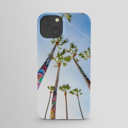 Graffiti palm trees of Venice Beach iPhone Case