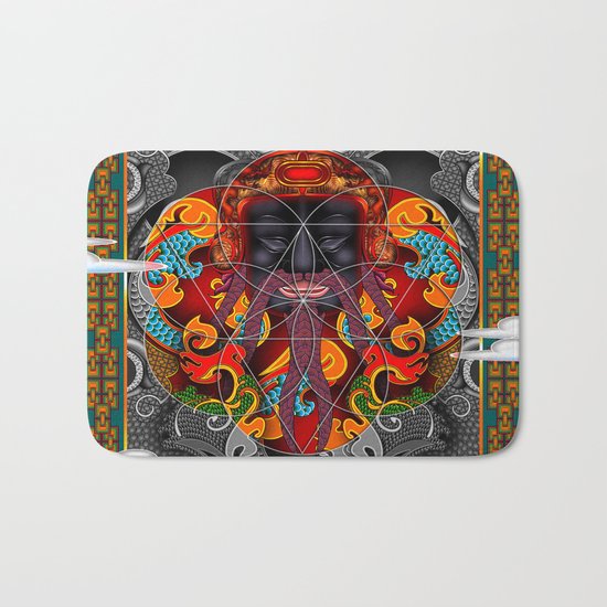 Sacred Geometry Bath Mat