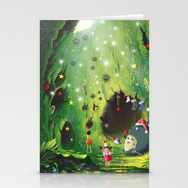 Totoro Christmas Stationery Cards By Syntetyc Society6