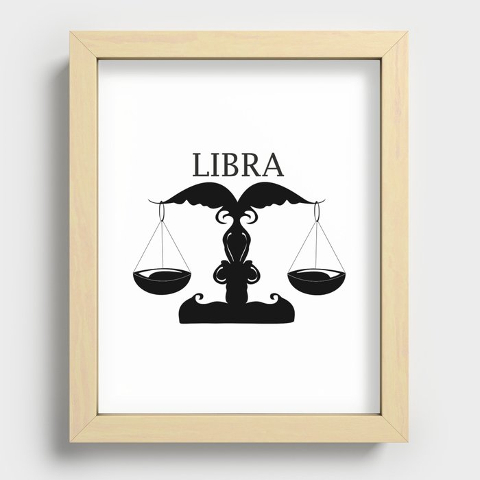 Libra Recessed Framed Print