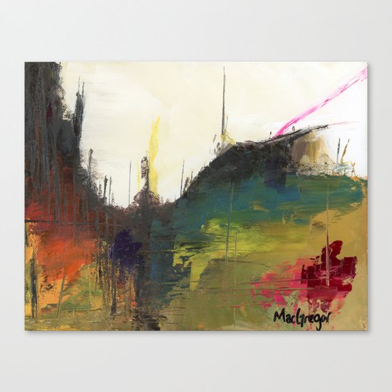 Dragon Abstract Canvas Print