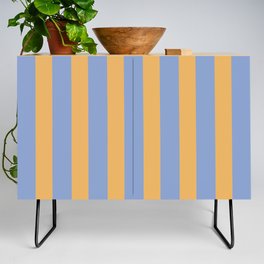 Blue stripe pattern Credenza