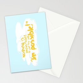 Everything Is Possible! Stationery Cards