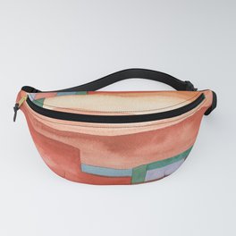 Abstract Desert Landscape Watercolor Fanny Pack