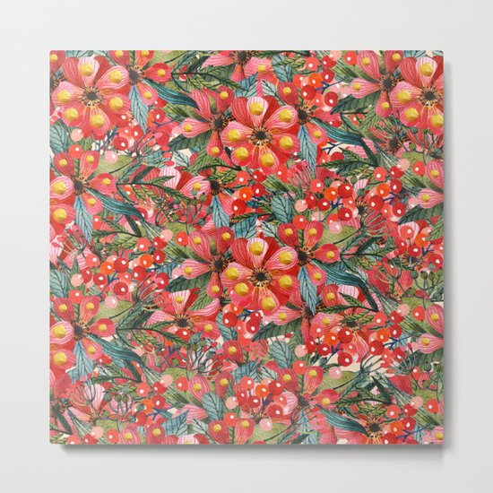 Rouge Bonheur Metal Print
