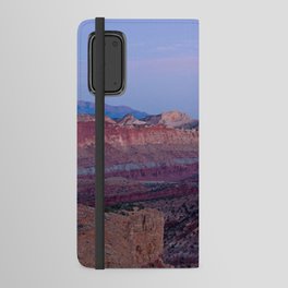 Nature's Paint - "The Reef", Sunset Point, Capitol Reef National Park, Utah, USA Android Wallet Case