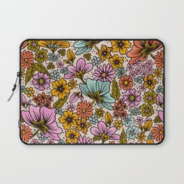 Retro Flower Power – Spring Palette Laptop Sleeve