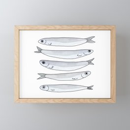 anchovies in my pantry Framed Mini Art Print