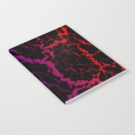 Cracked Space Lava - Red/Purple Notebook