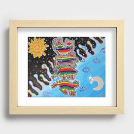 Cat of a Different Color Recessed Framed Print