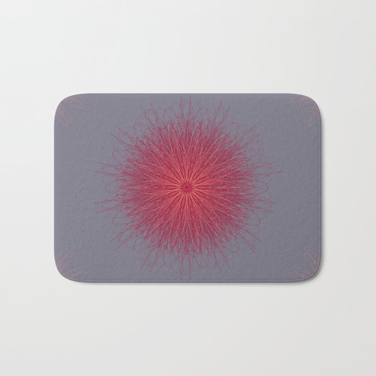 wings-flower Bath Mat