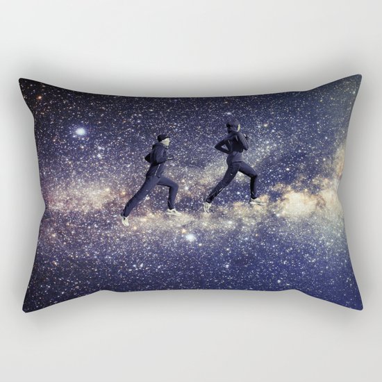 Running Rectangular Pillow