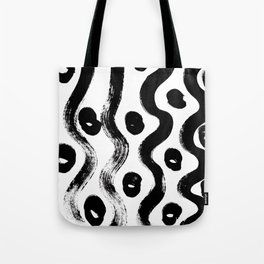 circles and waves Tote Bag