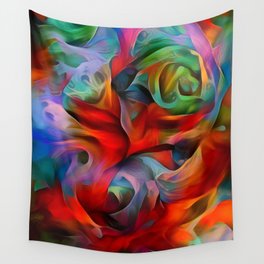 Rose Color Blend Wall Tapestry