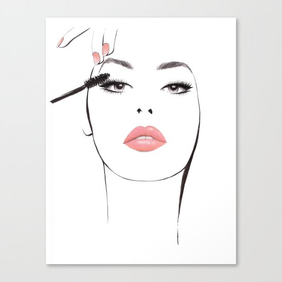Lash By Lash Canvas Print