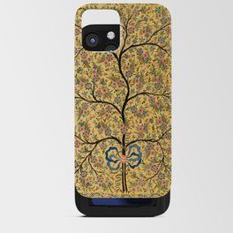 Silk Embroidered Tree Of Life Turkish  iPhone Card Case
