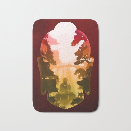 Rising Sun Bath Mat