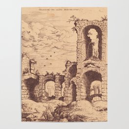 Colosseum by Hieronymus Cook Poster