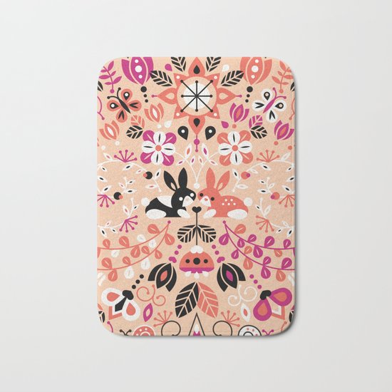 Bunny Lovers Bath Mat