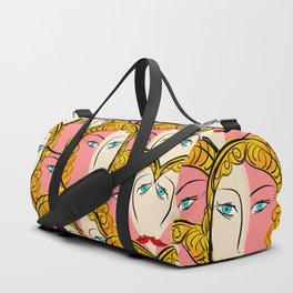 Comics Pop Girl Pattern Duffle Bag